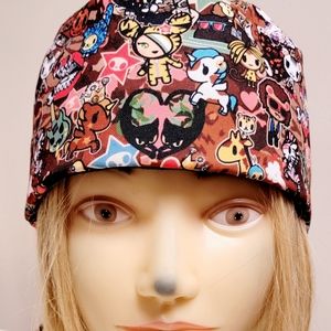 TOKIDOKI SAFARI THEME MEDICAL NURSING SCRUB CAP